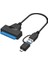 Harici Hard Disk Kablosu 2in1 USB 3.0 Type-C To 2.5 Inç Sata HDD SSD Çevirici Dönüştürücü 2