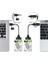Harici Hard Disk Kablosu 2in1 USB 3.0 Type-C To 2.5 Inç Sata HDD SSD Çevirici Dönüştürücü 5