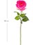 Yapay Çiçek Islak Dokulu Gül Fuşya 48 Cm. 2