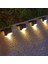 Adet LED Solar Güneş Enerjili Lamba, Merdiven, Veranda, Bahçe, Balkon Dekorasyon ve Çit Işık, Köşebent Lamba, Su Geçirmez, Gün Işığı, Peyzaj Lambası, Panel Aydınlatma 3