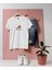 Oversize Mini Dalgıç ve Ahtapot Tasarım T-Shirt 2