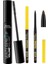 Waterproof Volume Mascara - Maskara + Elite Kajal Göz Kalemi ( Kahve ) 1