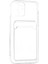 Iphone 12 Kılıf Kart Şeffaf Silikon - Şeffaf Dpmah 4