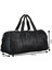 Unisex Vegan Deri Seyahat, Spor Çantası - Siyah 1