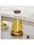 Borosilikat Cam Yağdanlık Sürahi– Akasya Kapak ve Altlıklı (900 Ml, 23X4 Cm) 1