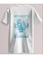 Regular Kalıp Unisex Tişört - Distortion Sanat Baskılı Stil T-Shirt (Beyaz) 1