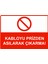 Kabloyu Prizden Asılarak Çıkarma! Uyarı Levhası Etiket 25X35 cm 1