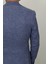 Moda Fistan Store Erkek Mavi Italyan Kesim Dar Kalıp Tek Düğme Çift Yırtmaçlı Blazer Ceket 5