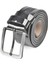 4 cm Lazer Işlemeli Rugan Parlak Suni Deri Kemer 2402638 4