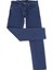 Fistan Store Erkek Koyu Mavi Yüksek Bel Geniş Kesim Boru Paça Büyük Beden Jean Pantolon 2