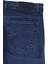 Fistan Store Erkek Koyu Mavi Yüksek Bel Geniş Kesim Boru Paça Büyük Beden Jean Pantolon 5