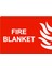 Fire Blanket Uyarı Levhası Etiket 25X35 cm 1