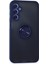 Samsung Galaxy M34 5g Kılıf Montreal Yüzüklü Silikon Kapak - Lacivert Dpmah 1