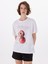 Bisiklet Yaka Beyaz Kadın T-Shirt 251K1A070732291001 3