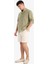 Regular Fit Dokulu Bermuda Şort E2234AX25SM 3