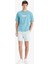 %100 Pamuk Beli Lastikli Loose Fit Rahat Jean Bermuda E1390AX25SM 2