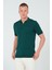 Erkek Fit Extra Polo Yaka Yarım Fermuarlı Klasik Triko T-Shirt 3