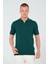 Erkek Fit Extra Polo Yaka Yarım Fermuarlı Klasik Triko T-Shirt 4