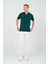Erkek Fit Extra Polo Yaka Yarım Fermuarlı Klasik Triko T-Shirt 5