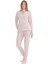 Kadın Pembe Melanj Pijama Takımı 1