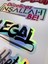 Hologram Araç Sticker'ı Arka Cam Sticker Araba 2