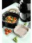 Robinanka Bütün Airfryer'lere Uyumlu Krem Silikon Pişirme Kabı 3