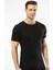 - Termal kısa kol bisiklet yaka Siyah T-Shirt 2
