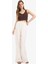 Slim Fit Dar Kesim V Yaka Kroşe Askılı Bluz F4146AX25SM 2