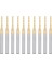 Pcb Makinesi Için 10 Adet Titanyum Kaplama Karbür, 1/8 Inç Şaft 1.5mm (Yurt Dışından) 1
