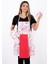 Flower 4lü Set Mutfak Önlüğü Havlulu Mutfak Önlüğü Fırın Eldiveni ve Tutacak 1