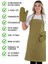 Simple 3'lü Set Ayar Askılı Cepli Mutfak Önlüğü Seti (2 Eldiven) Şef Garson Kafe Aşçı Barista 2