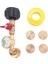 Qcc1 Propan Dolum Dirsek Adaptörü, 90° Açık-Kapalı Kontrol Vanası Ile (Yurt Dışından) 1