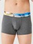Erkek Saks - Antrasit Melanj - Turuncu 3'lü Boxer 80434 7