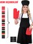 Star Ayar Askılı 5li Mutfak Önlüğü Seti (Ayar Askılı Havlulu Önlük, Şapka, Eldiven, Tutacak) 5