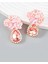 Peach Fantasy Taşlı Abiye Küpe 5