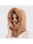Bayan Kışlık Peluş Şapka ve Eşarp - Haki (Yurt Dışından) 5
