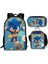 Sonic Sırt Çantası Sonic2 Öğrenci Okul Çantası Çocuk Yemek Çantası Kalem Kutusu Üç Parçalı Set (Yurt Dışından) 1