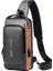 Erkek Motosiklet Şifre Göğüs Erkek Omuz Spor Bel Çok Fonksiyonlu Crossbody Çanta (Yurt Dışından) 1