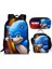 Sonic Sırt Çantası Sonic2 Öğrenci Okul Çantası Çocuk Yemek Çantası Kalem Kutusu Üç Parçalı Set (Yurt Dışından) 2