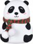 Panda Silikon Pat Işık Gece Lambası Şarj Edilebilir Göz Koruma Yatak Odası Uyku Işığı Ortam Işığı Masa Lambası Gece Lambası (Yurt Dışından) 1