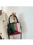 Kadınlar Için Moda Kontrast Renkli Dikiş Kontrast Renkli Tek Omuz Crossbody Çanta Moda Çanta (Yurt Dışından) 1