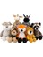 Orman Hayvanı Peluş Oyuncak Bebek Aslan Fil Geyik Bebek 35CM (Yurt Dışından) 2