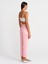 72124 Kıvrık Paça Yüksek Bel Pantolon-Pembe 2
