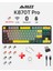 Ajazz K870T Pro Kablosuz Hot Swap Mekanik Oyun Klavyesi Rgb - 10 Adet Switch, Tuş ve Switch Sökme Aparatı Hediyeli - Siyah Red Switch 4