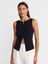 31764 Fermuar Detaylı Top-Siyah 1