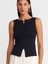 31764 Fermuar Detaylı Top-Siyah 3