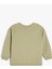 Ayıcık Baskılı Uzun Kollu Bisiklet Yaka Pamuklu Şardonlu Sweatshirt 2