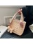 Yeni Moda Baskılı Omuz El Çantası Yüksek Duygu Pu Crossbody Küçük Kare Çanta (Yurt Dışından) 3