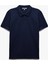 Kısa Kollu Pamuklu Pike Kumaş Polo Yaka Slim Fit Tişört 3