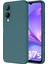 Vivo Y17S Kılıf Lansman Içi Kadife Kamera Korumalı Mara Silikon Kılıf-Koyu Yeşil 1